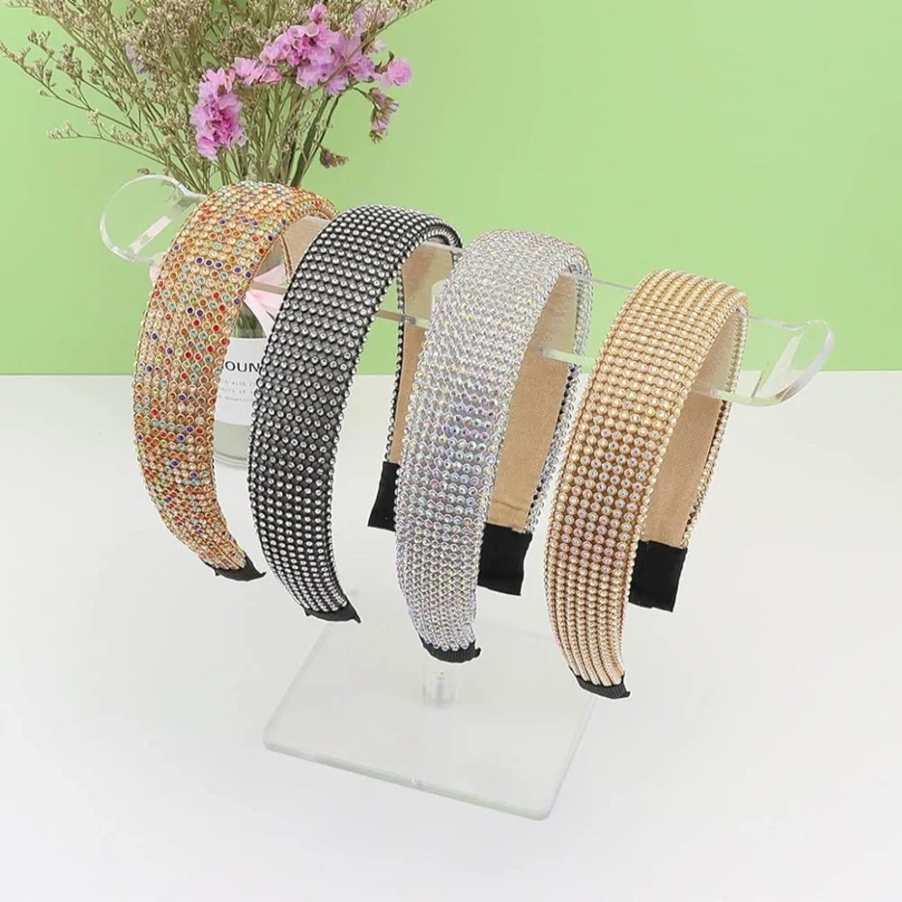 Set of acrylic headband or jewelry bracelet holders perfect closet organization